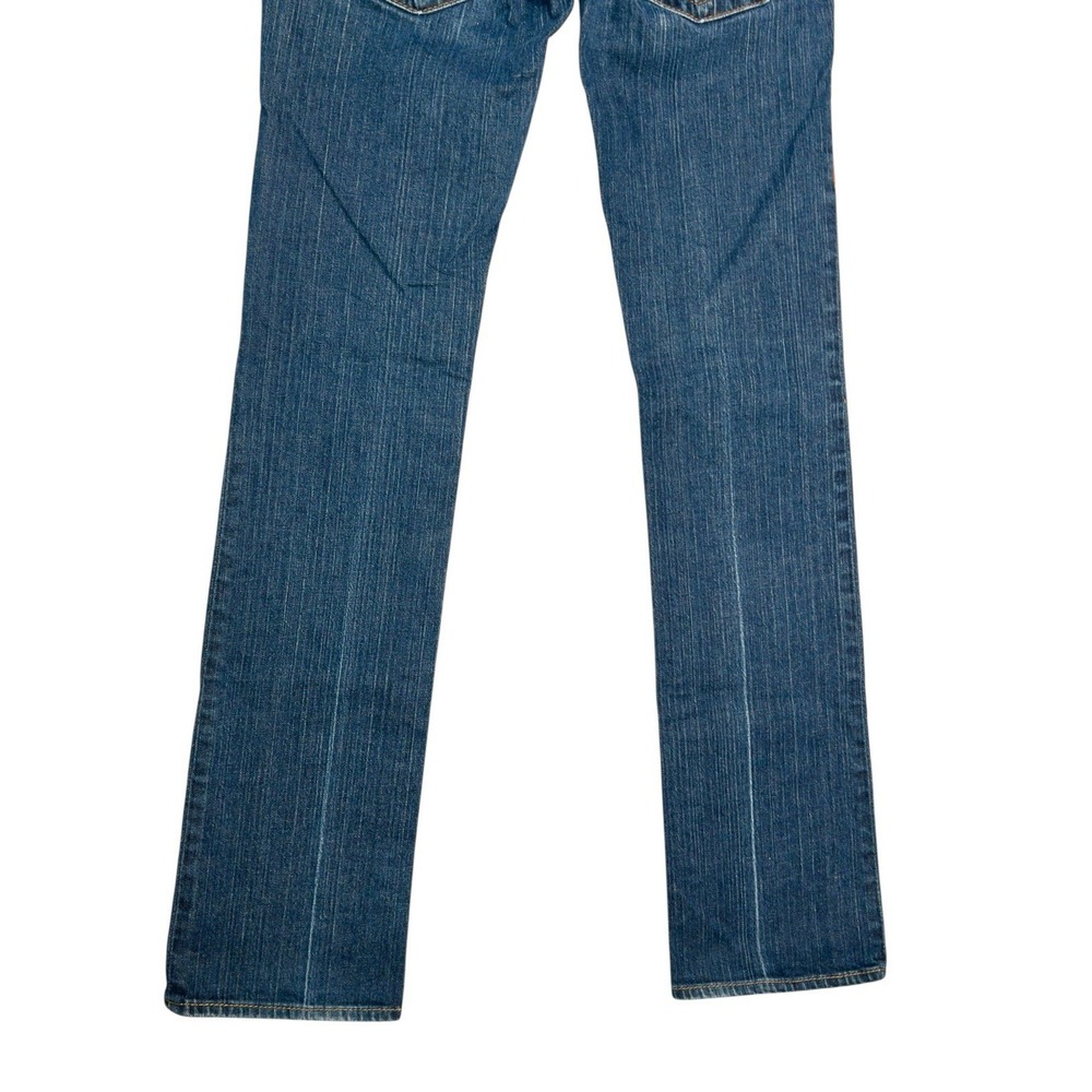 True Religion Billy Straight Jeans Womens Size 27 Western Rodeo School Denim - Picture 14 of 14